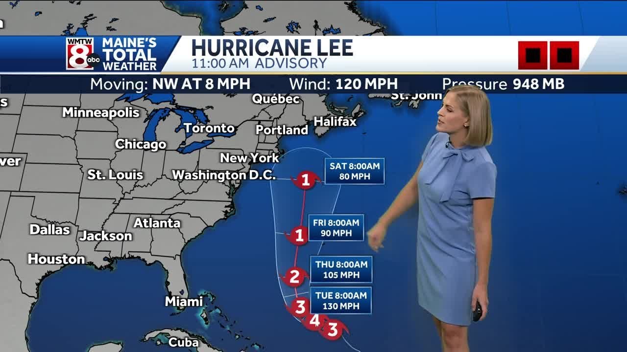 Hurricane Lee heading this way
