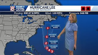 Hurricane Lee heading this way