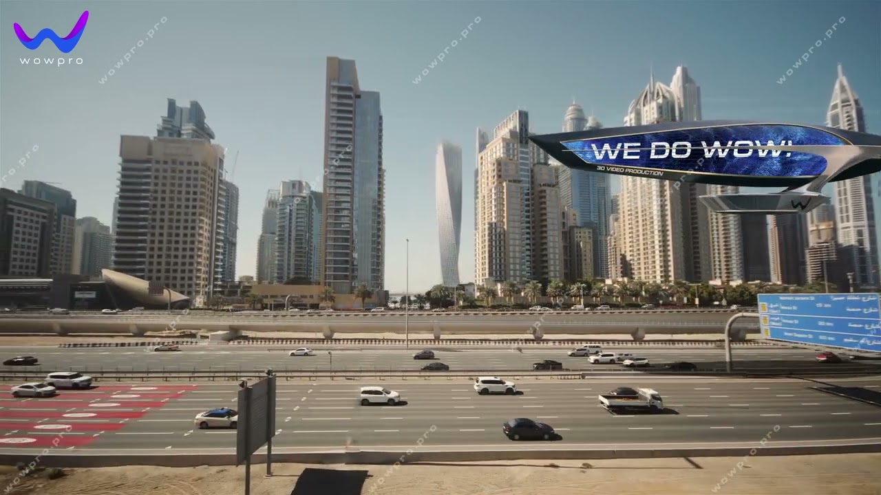 Wow Pro Zeppelin Sheikh Zayed road