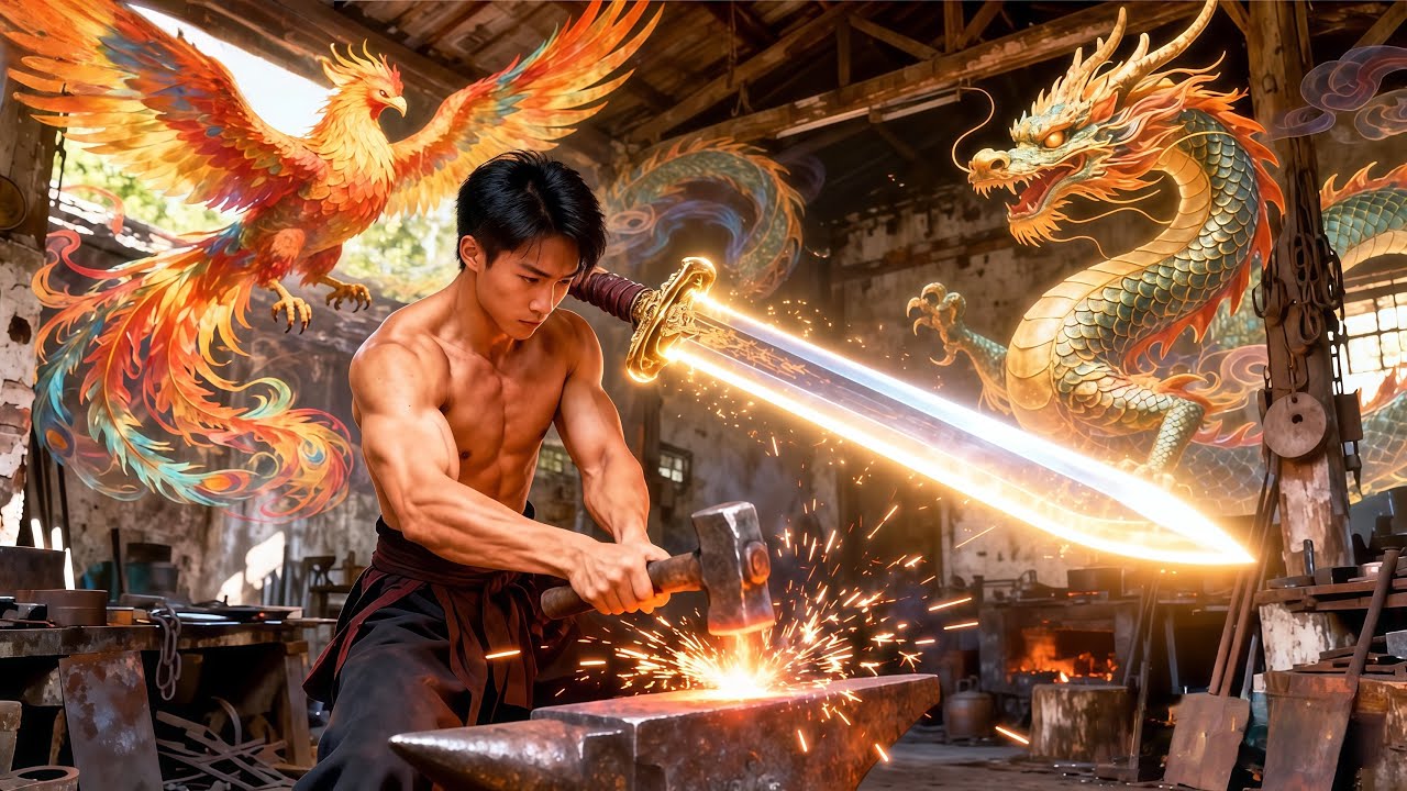 Mocked Blacksmith Turns Out to Be a Hidden Sword God—One Slash Shatters Heaven and Enemies!