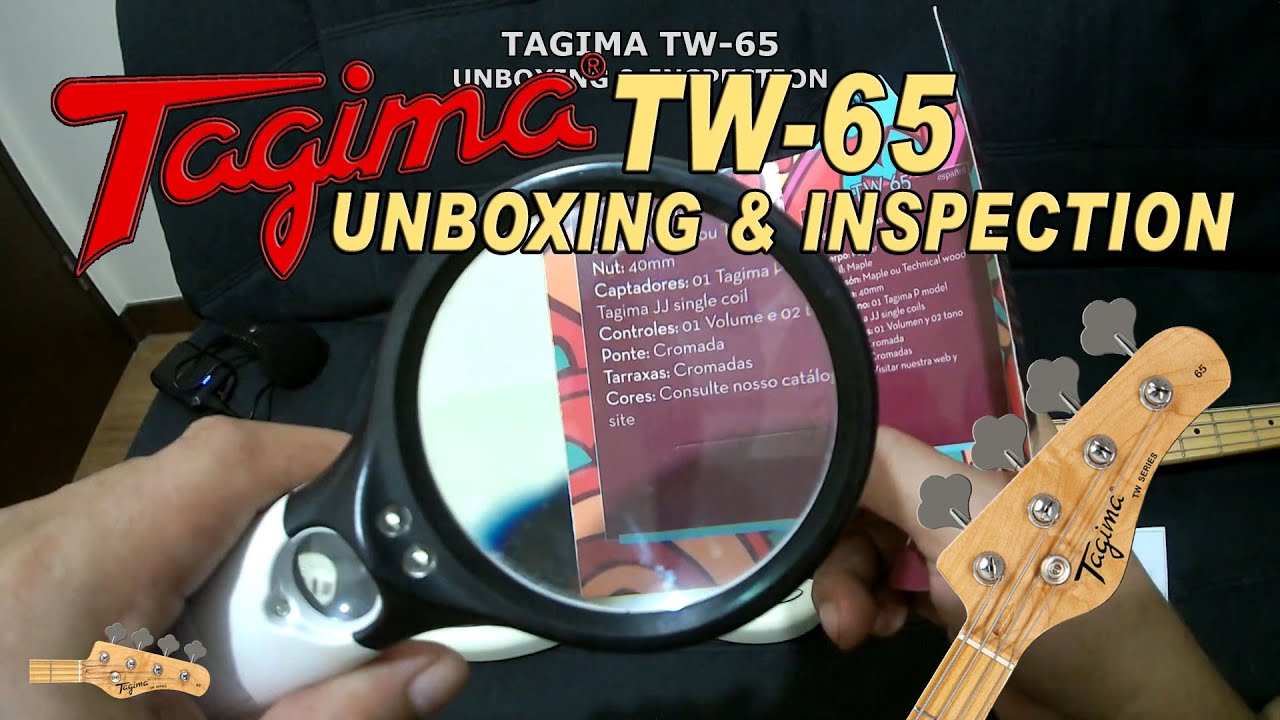 Unboxing Inspection Tagima TW-65 Unboxing and Inspection - YouTube