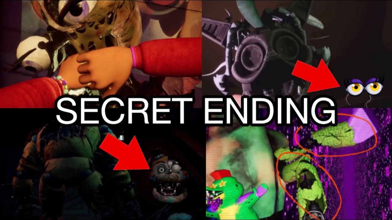 I Found The HIDDEN ENDINGS! (FNAF Security Breach Part 9)