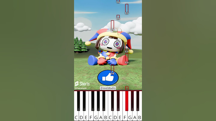 How many times Pomni catch motion? The Amazing Digital Circus (@ssielstudio) - Octave Piano Tutorial