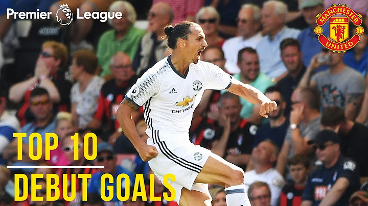 Top 10 Premier League-debuutdoelen | Zlatan, Lukaku, Van Nistelrooy, Rashford | Manchester United