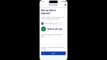 How to Set Up Direct Deposit on US bank app