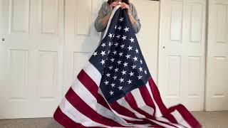 Heavy Duty 4x6 American Flag Review 🇺🇸 | Embroidered Stars & Outdoor Durable Quality