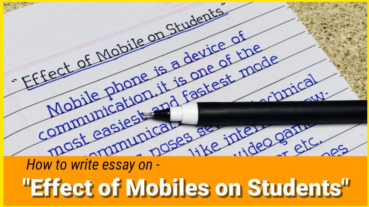 effect of mobile essay