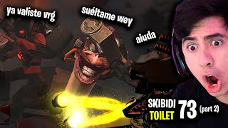 SKIBIDI TOILET 73 (parte 2) 😱 LOS TITANES SON DERROTADOS !! - Reacción y Secretos