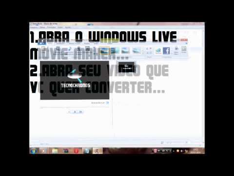 Vídeo: Como faço para converter mp4 para o Windows Movie Maker?