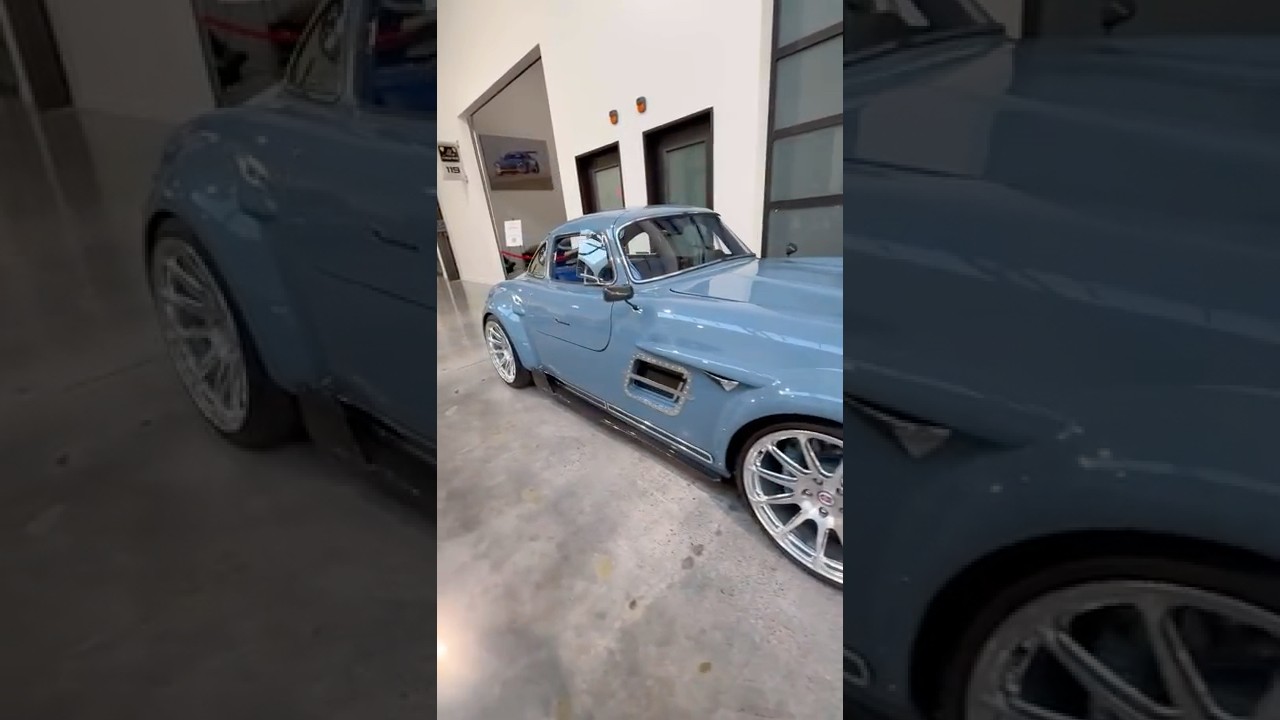 TESLA Mercedes 300 SL Gullwing Restomod от SKlub LA 