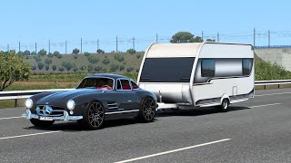 [ETS 2] Mersedes Benz 300SL (W198) 1963_Spring Motorhome Delivery