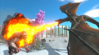 Dragon vs All Animals - Animal Revolt Battle Simulator screenshot 5