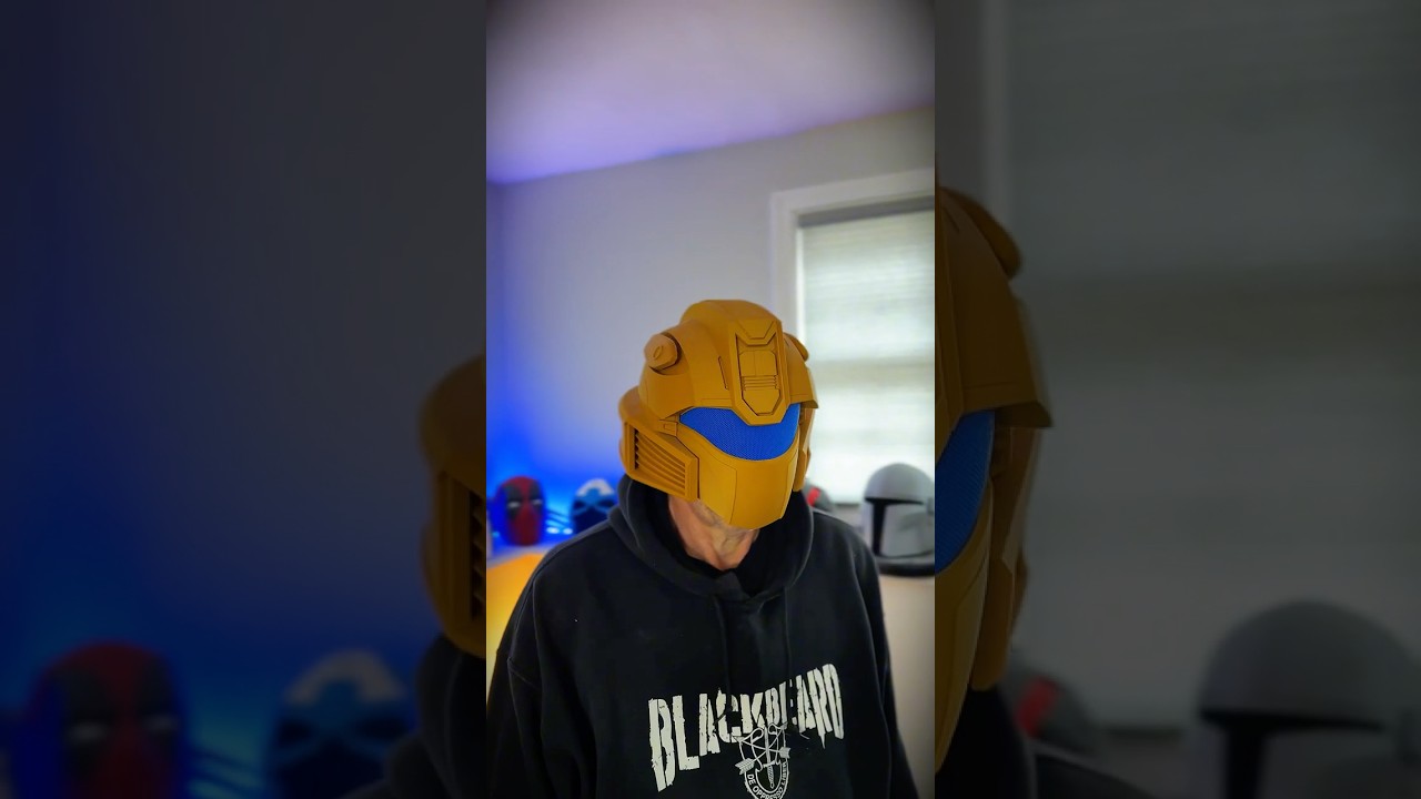 Is this the Ultimate Bumblebee Helmet? Transformers One Build!