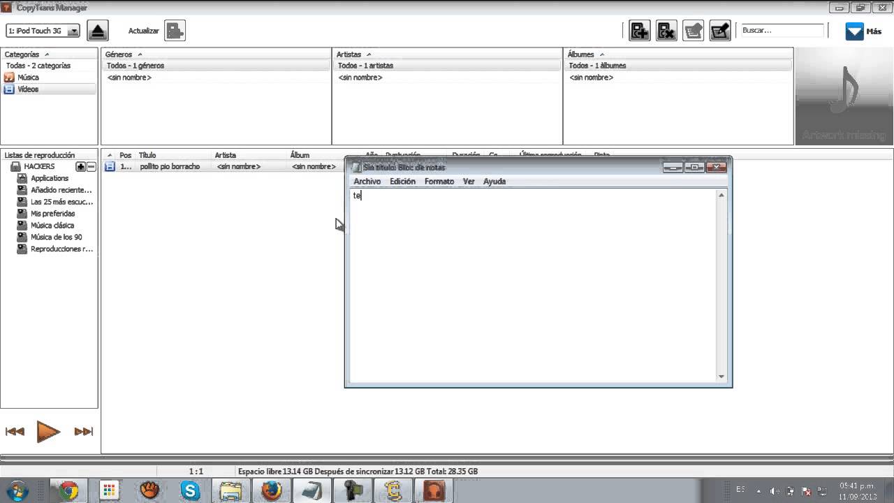 Como poner musica o videos con Copytrans Suite al ipod