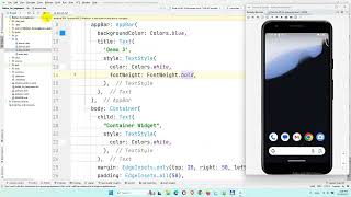 Flutter Tutorial for Beginners - Part 3 - Row and Column Widgets