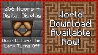 1 Second Redstone Maze