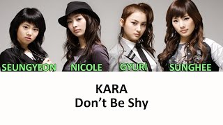 Watch Kara Dont Be Shy video