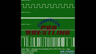 Champion Pro Wrestling - Sega Game 1000 screenshot 5