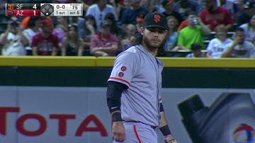 SF@ARI: Crawford fields deflection, gets the out