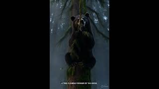 Spectacled bear |Animal#212  #wildlife #animallife #nature #shorts #reels #animals #learning #ai