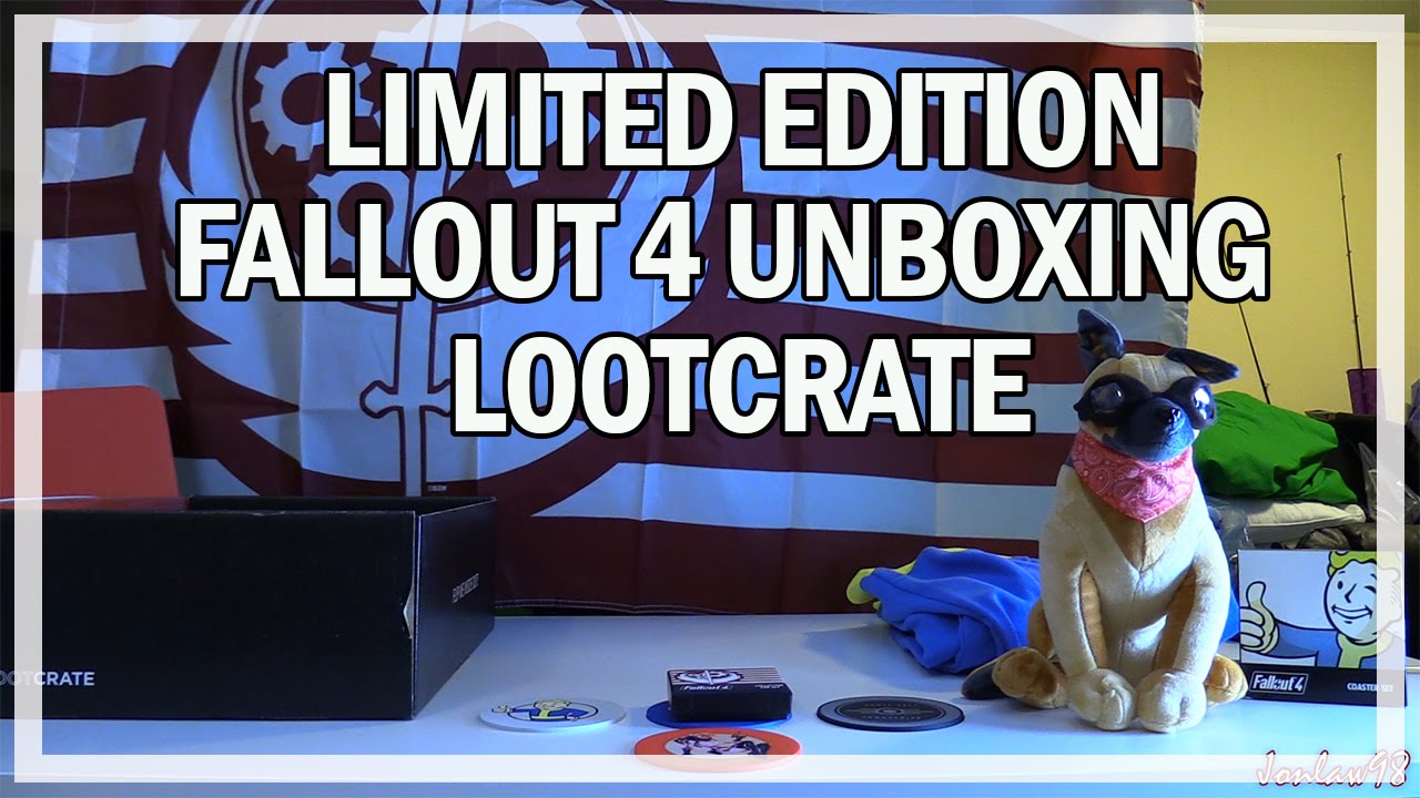 Limited Edition Fallout 4 LootCrate Unboxing w/ Jonlaw98