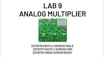 ES116 Lab 9 Video Submission by Roll Nos: 23110176, 23110177 and 23110178