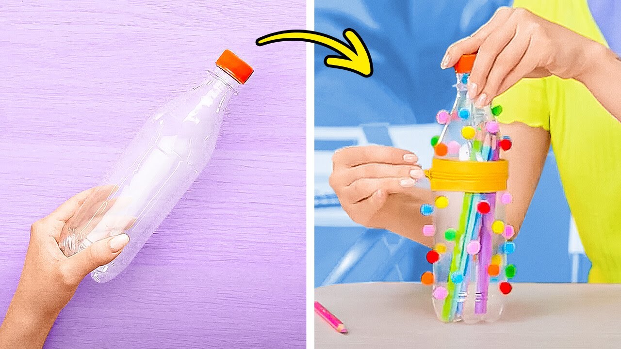 Creative DIY Plastic Bottle Crafts ♻️  Transform Trash into Treasure!