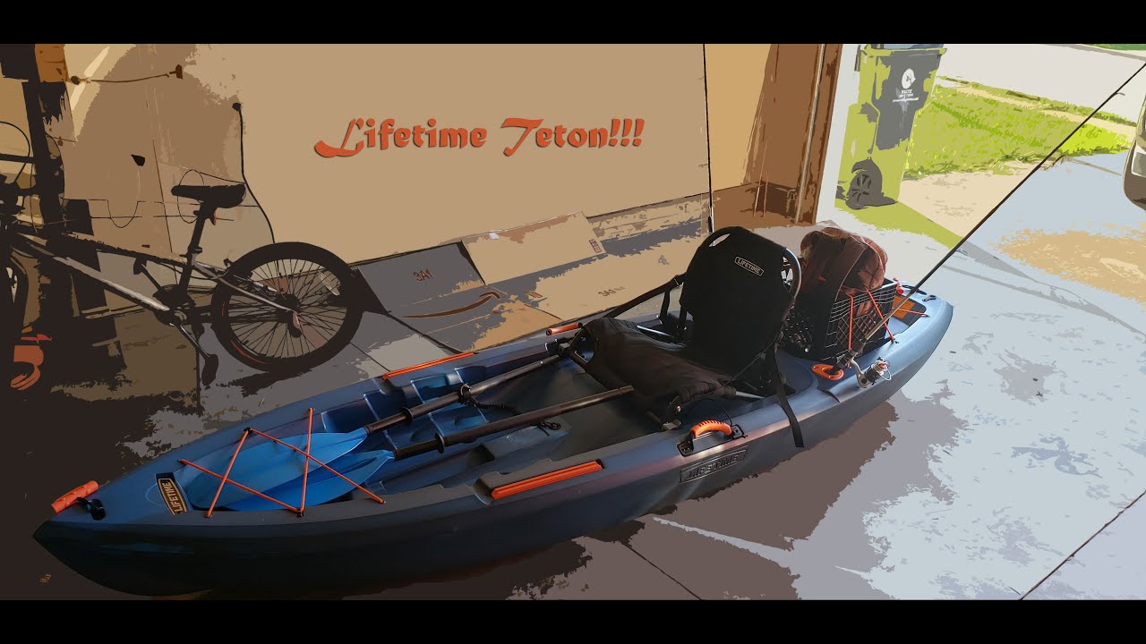 First time Kayak fishing (LIFETIME TETON REVIEW!) 