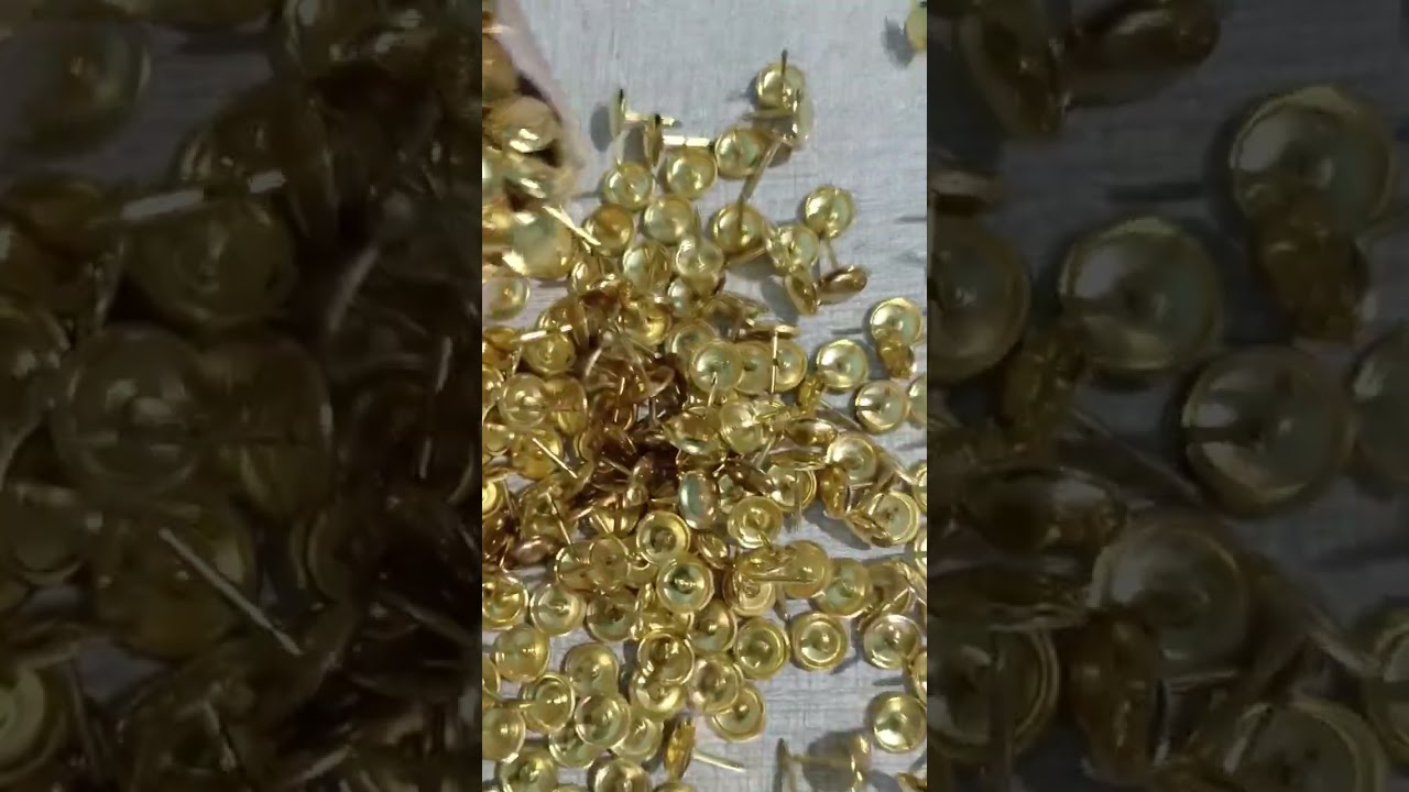 Gold 🪙 Decorative Nails for Upholstery 