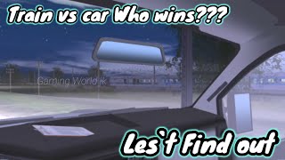 TRAIN VS CAR...🔥. WHO WINS..??? RACE IN TRAINZ SIMULATOR ANDROID 🔥 screenshot 1