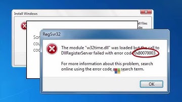How To Fix Windows Error 0x80070003