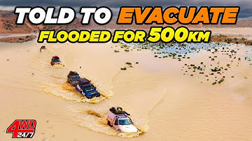 4WDs ABANDONED in Worst Desert Flood… Desperate Escape Attempt