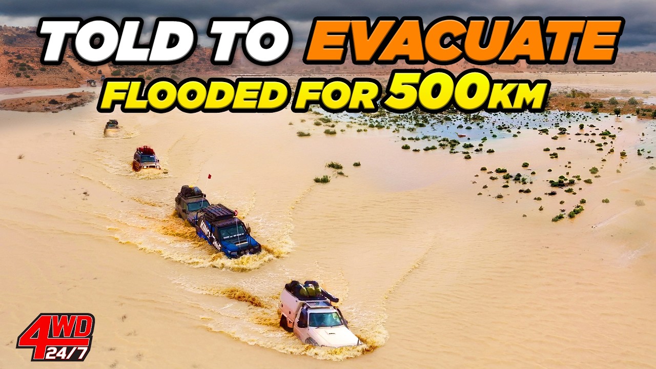 4WDs ABANDONED in Worst Desert Flood… Desperate Escape Attempt