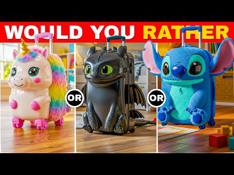 Would You Rather...? Pack Your Fantasy Dream Suitcase 🧳🎀🤑🌈 | Prime Quizz