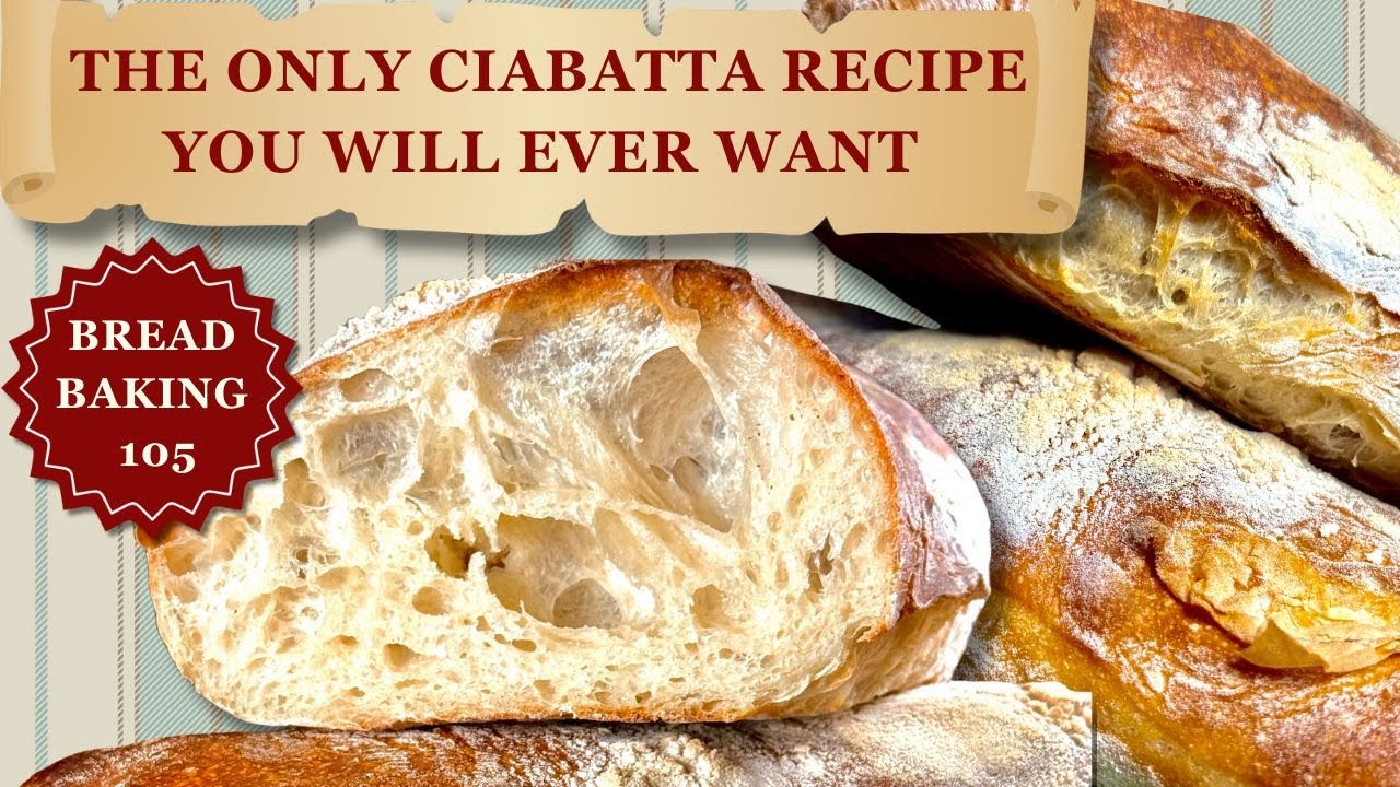 Освоение приготовления настоящей итальянской чиабатты | Выпечка хлеба 105