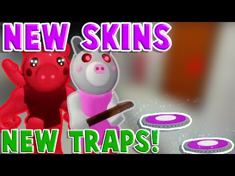 2 New Skins 1 New Trap In Roblox Piggy Roblox Youtube - nova skin piggy roblox skins