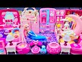 13 Minutes Satisfying with Unboxing Barbie Bedroom Toys Set Review｜ASMR