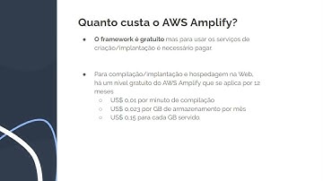 Sistemas Distribuídos 2021.1 - AWS Amplify