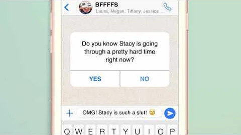 Don't be an online bully, think before you send.