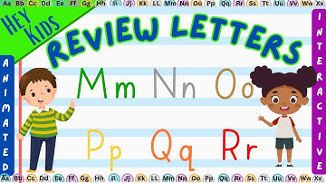 Review Letters M N O P Q R | Animated Interactive video | #abcs  #learnmyabcs  #alphabets