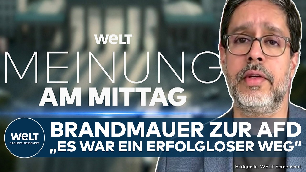 MEINE MEINUNG: Koalition mit CDU? "Brandmauer zur AfD war bisher kein erfolgreicher Weg"
