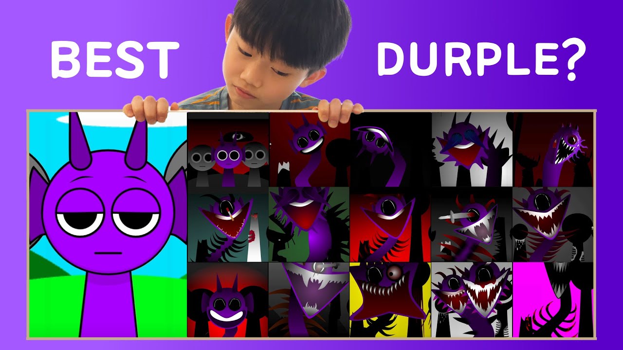 [Sprunki] 최고의 더플을 찾아라! Find the best Durple!😈😈😈