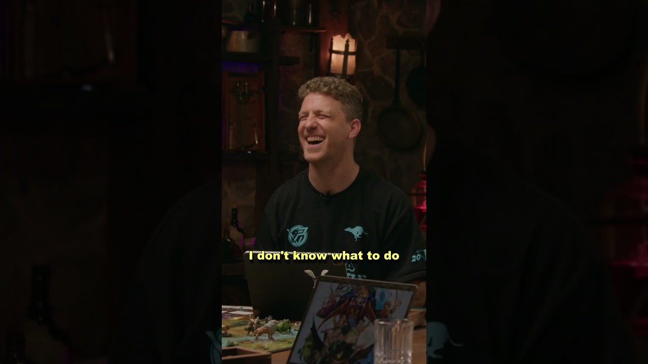 rowan is PARALYSED with decision at the table