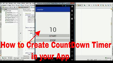 How to Create CountDown Timer in your App