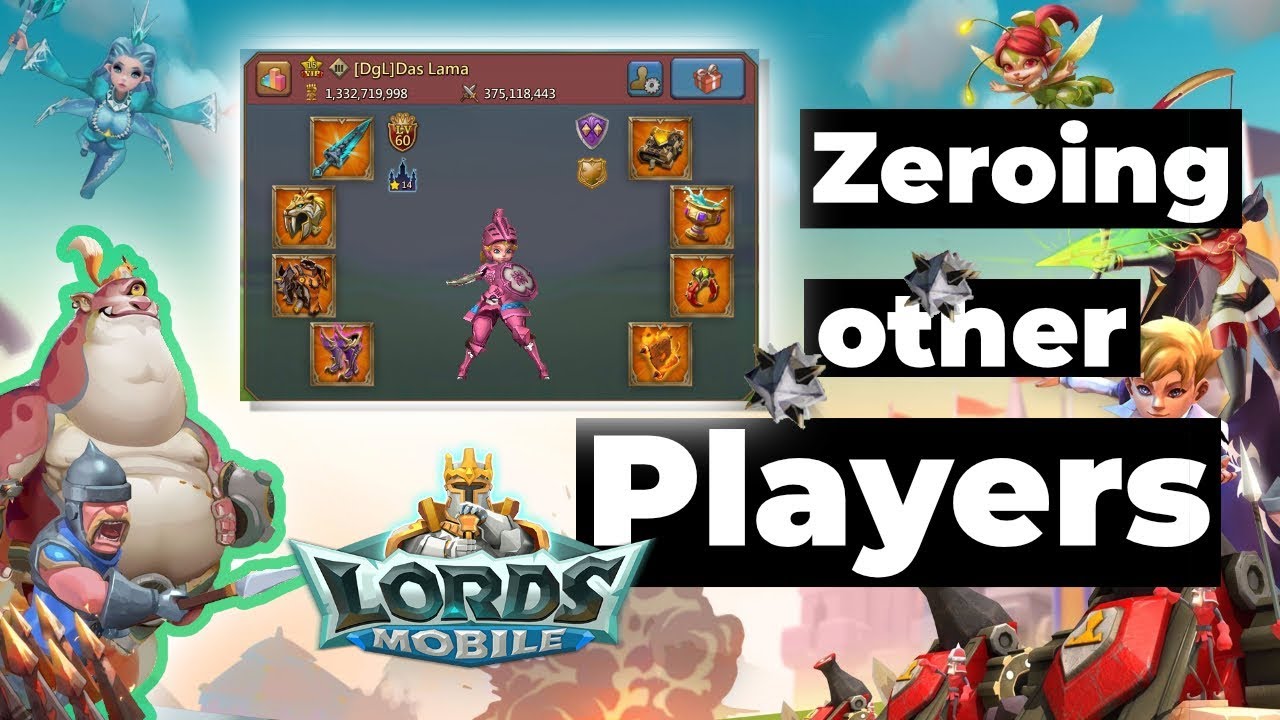 ZEROING two players | Lords Mobile | Fritsche86