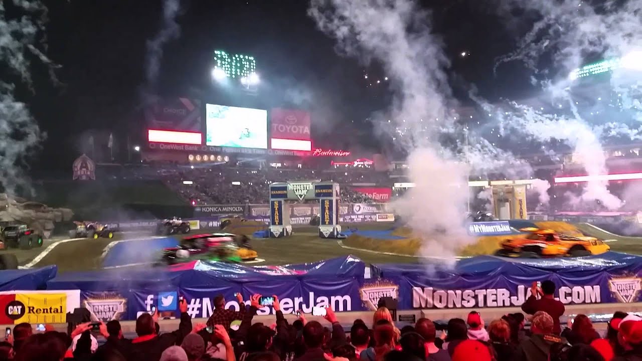 Monster jam entrance YouTube