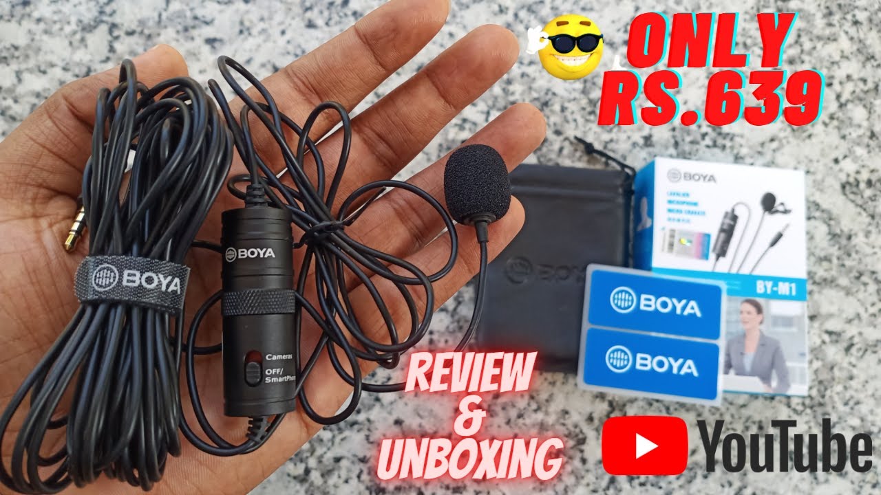 Best Budget* Mic🎤 For YouTube Videos | Boya BY-M1* | Tech NKX