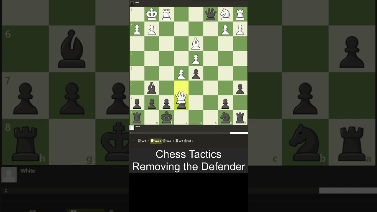 Chess Tactics Removing the Defender 3