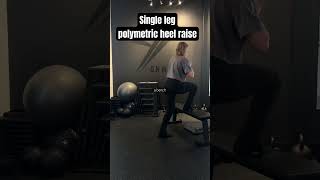 Single leg plyometric heel raise