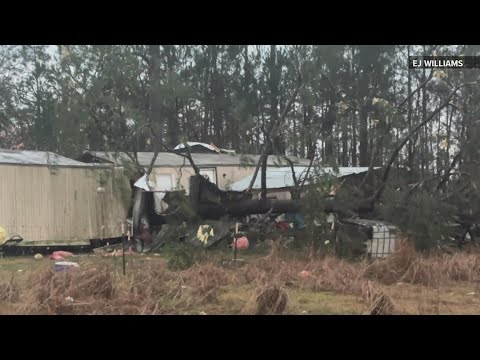 Tornado damage on Sandbar Road, Garrison Drive in Orange County - YouTube